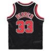 CHICAGO BULLS RETRO JERSEY PIPPEN NEGRO - Imagen 2